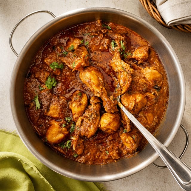 Chettinad Chicken Curry (Spicy).