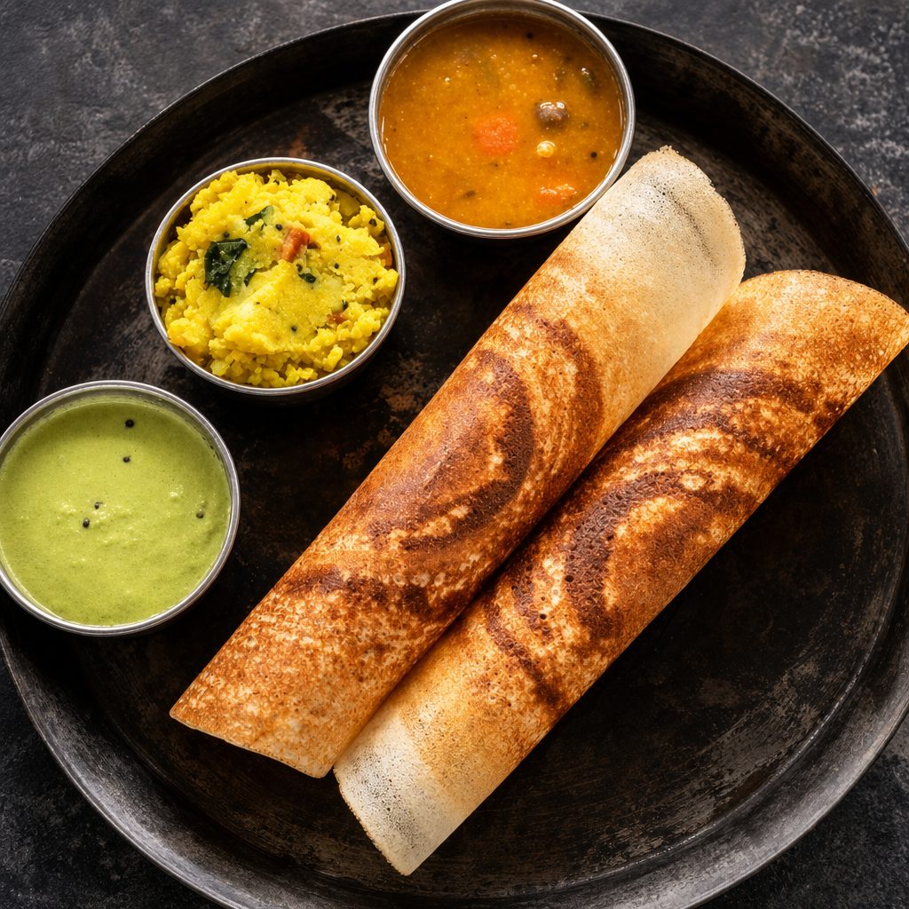 Ghee Masala Dosa.