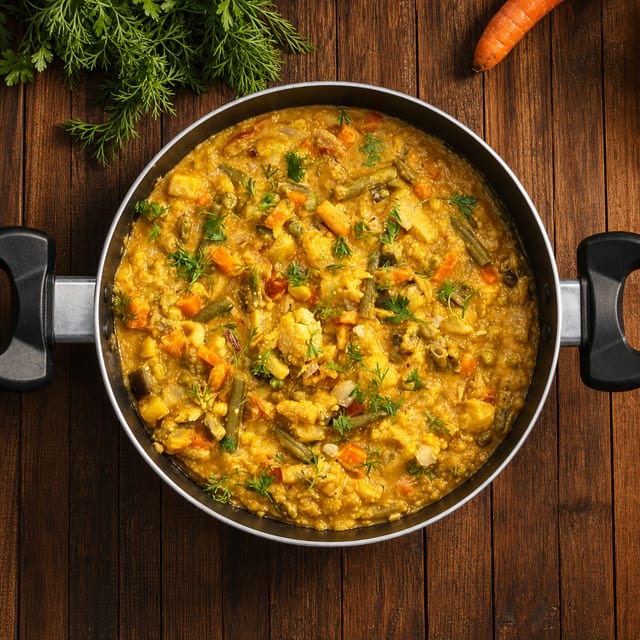 Vegetable Kurma (Medium, Vegan).