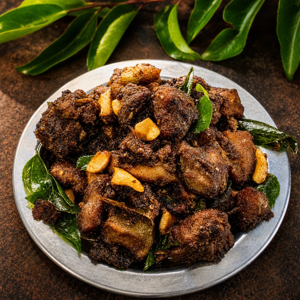 Goat Pepper Fry (Medium).