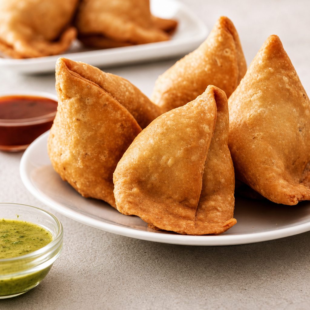 Veg Samosa (2 pcs).
