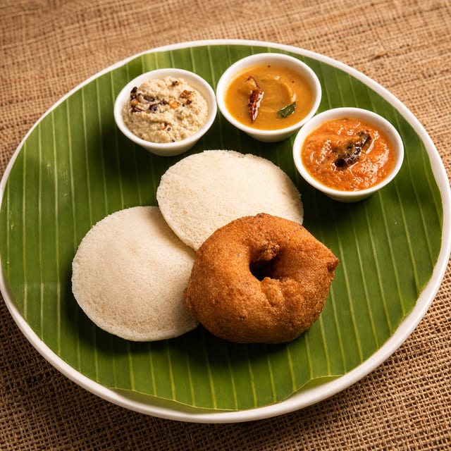 Idli (2) Medu Vada (1) Combo.