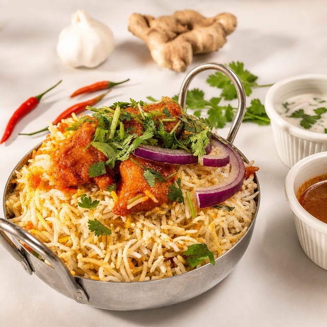 House Special Boneless Chicken Biryani (Mild).